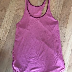 Pink lululemon tank